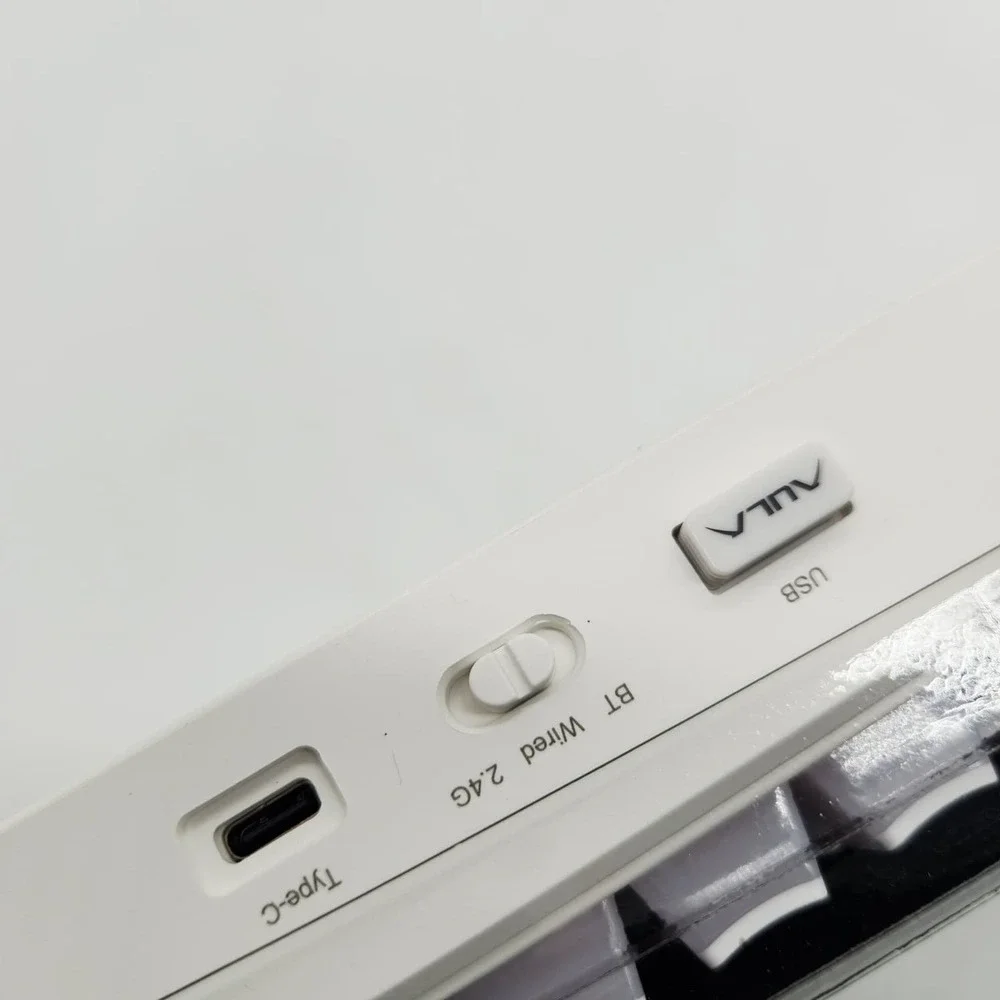 AULA F99 Pro Wireless Mechanical Keyboard Silent White RGB Hot Swappable Gaming